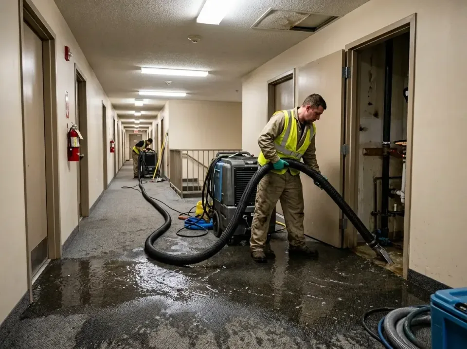 multi-unit-apartment-hallway-f-005 — frequently asked questions, Emergency Burst Pipe Water Extraction & Removal in New Road…